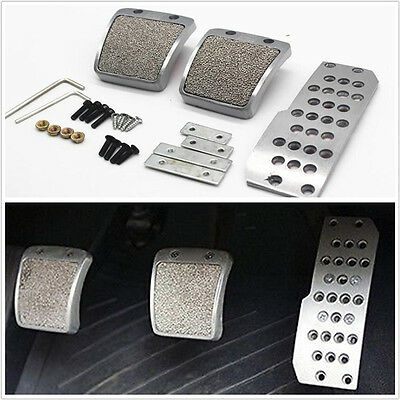 Nonslip Car Foot Rest Fuel Brake MT Pedals Accessories Manual M/T Compatible with Honda Accord S2000 Civic Del Sol Fit RSX NSX Mugen JDM