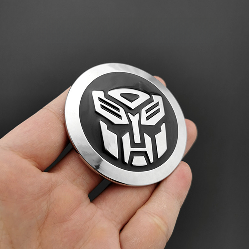 Metal Transformers Decepticon Autobot Emblem Car Motorcycle Badge Decal Sticker