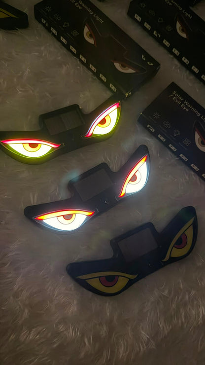 Caroxygen Solar Powered Devil Eyes Light for Car Rear Window Light for Night Driving & Styling