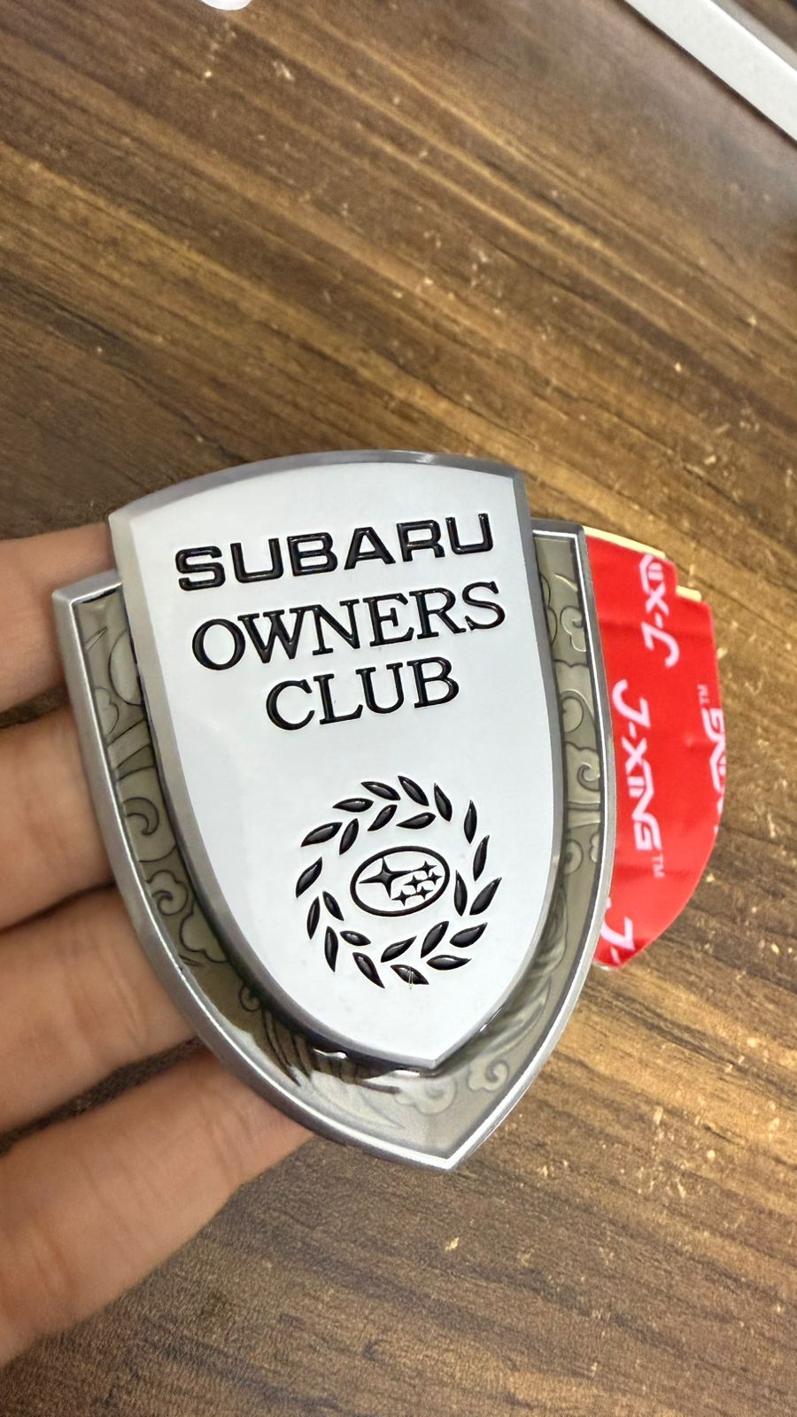 Premium Owners Club Metal Car Emblem Sticker | Luxury 3D Badge | Self-Adhesive Metal Logo for Cars, Bikes & Accessories