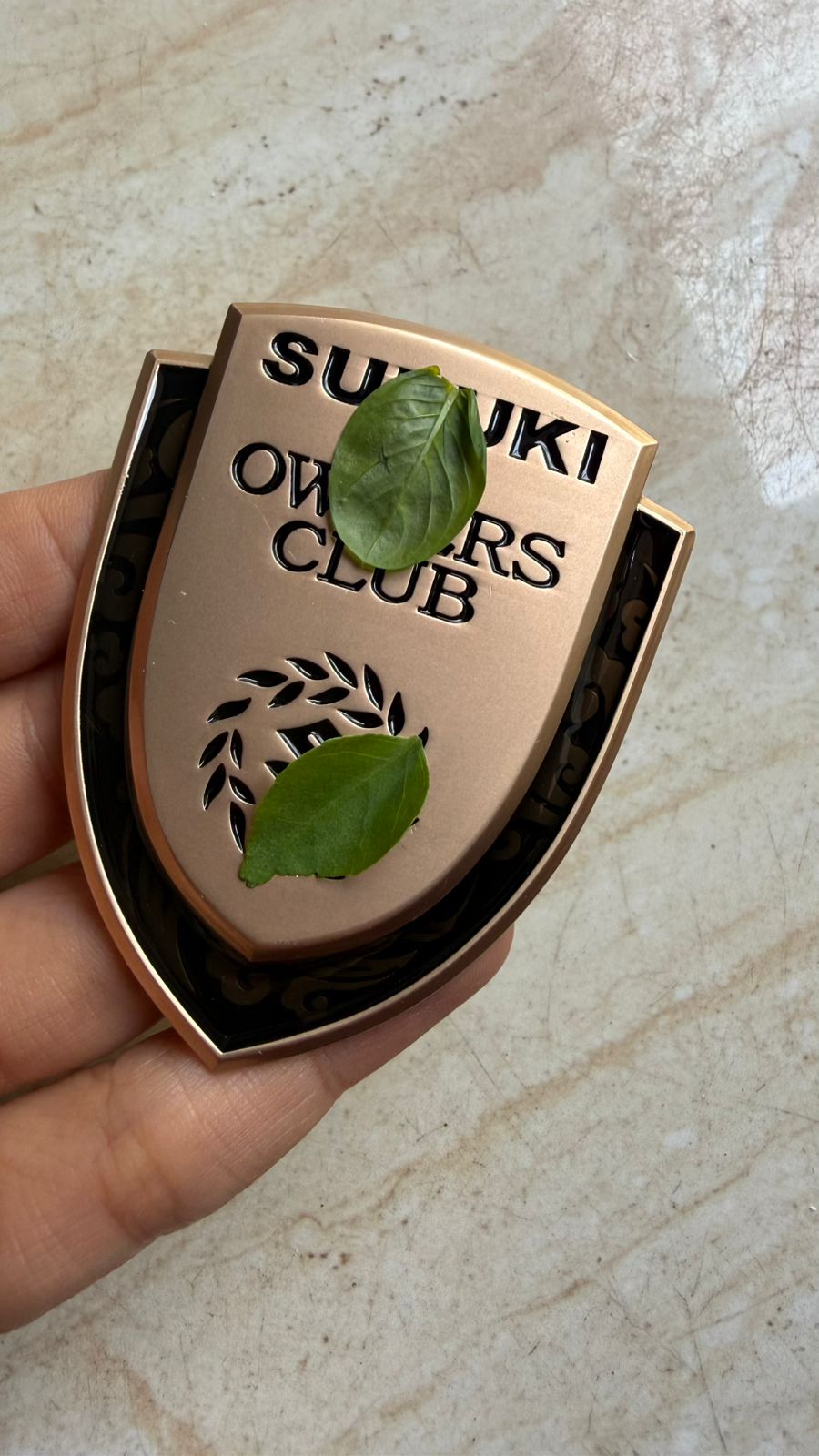 Premium Owners Club Metal Car Emblem Sticker | Luxury 3D Badge | Self-Adhesive Metal Logo for Cars, Bikes & Accessories