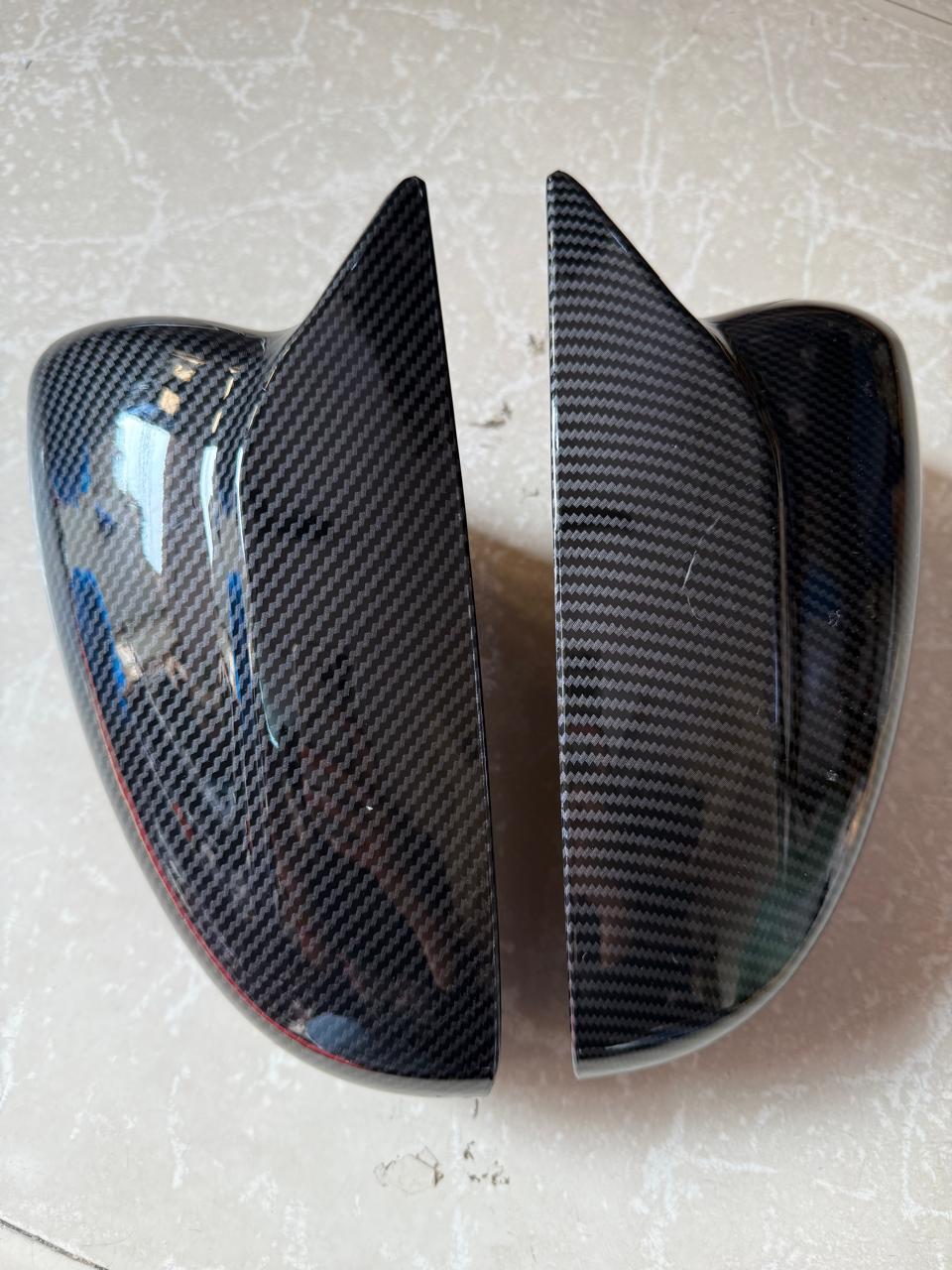 Door Mirror Covers Carbon Fiber Replacement Rearview Side Mirror Covers Caps