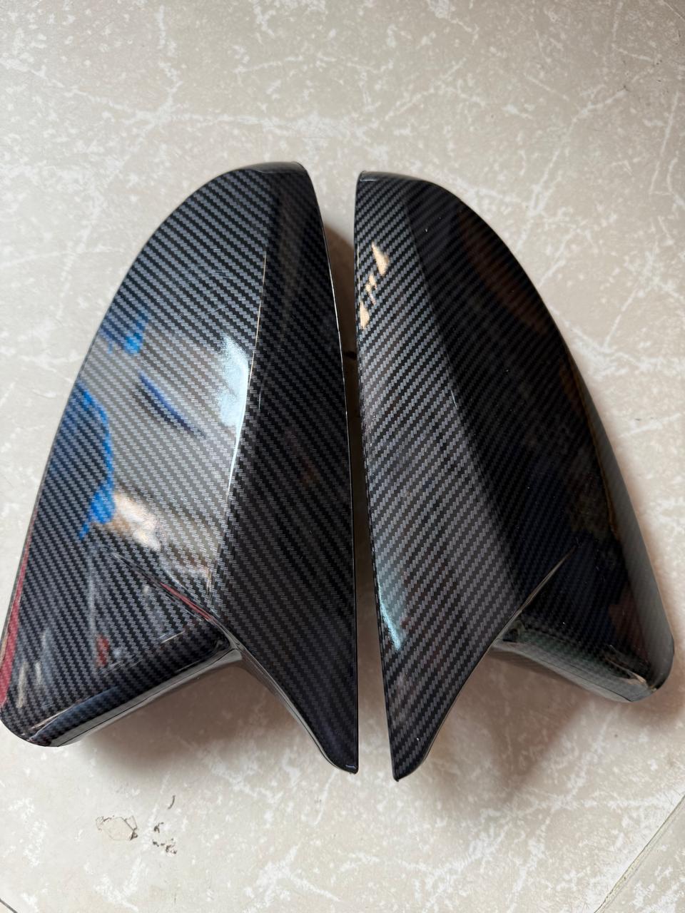 Door Mirror Covers Carbon Fiber Replacement Rearview Side Mirror Covers Caps