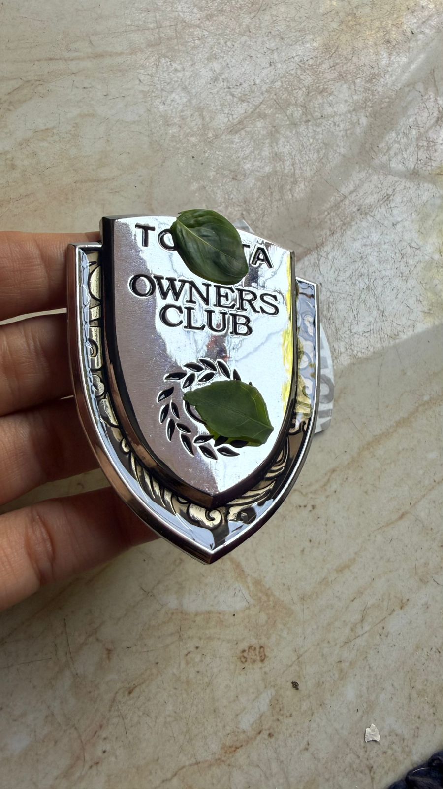 Premium Owners Club Metal Car Emblem Sticker | Luxury 3D Badge | Self-Adhesive Metal Logo for Cars, Bikes & Accessories