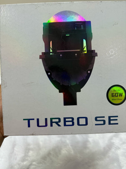 AES Turbo SE 55 watts bi-led headlight projector rainbow lens