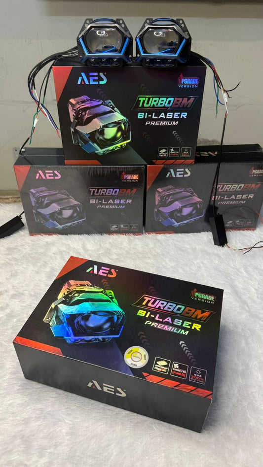 AES TURBO BM Bi-Laser Premium Projector – Upgrade Version ( 1-year warranty)