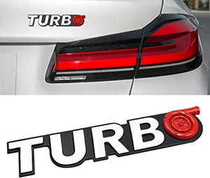 CarOxygen 3D Turbo Badge Emblem Sticker Decal for All Car SUV