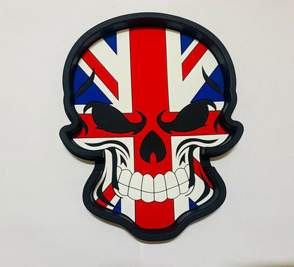 Car Dashboard Skull Mat Anti-Slip Gel, Non-Slip Pad For Cell Phone, Sunglasses, Keys And More (Car Mat All In One)