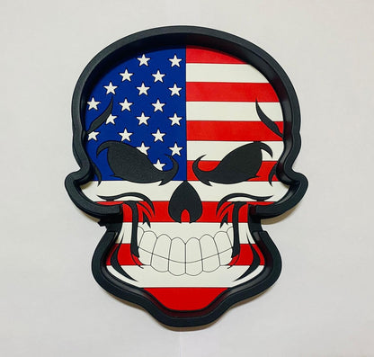 Car Dashboard Skull Mat Anti-Slip Gel, Non-Slip Pad For Cell Phone, Sunglasses, Keys And More (Car Mat All In One)