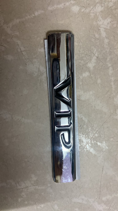 VIP Car Badge Emblem Sticker – Premium Chrome Finish 3D Metal Logo for Cars, SUVs, Bikes & Trucks