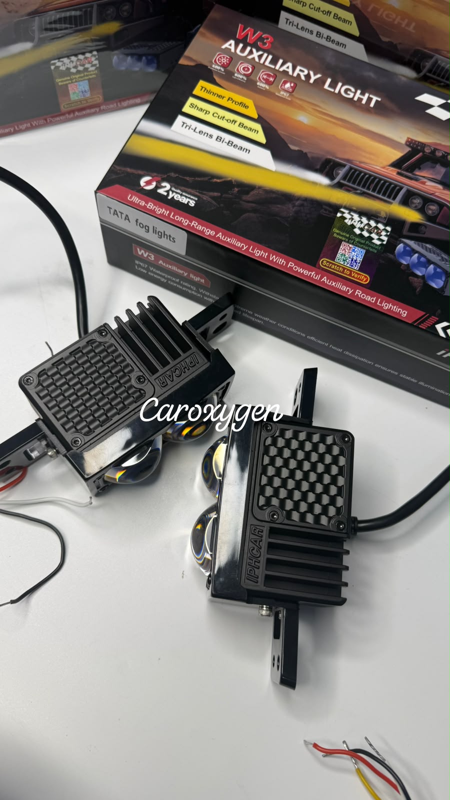 Caroxygen IPH W2 Auxiliary Light for Tata New-Generation Cars & Motorcycles- 2 Years warrenty