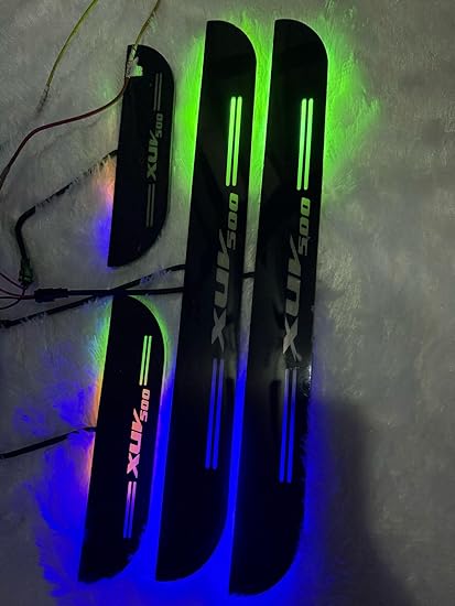 Car Door Sill Light Infrared Induction 7Colors 12Medols Welcome Lamp Car Pedal Light LED Strip Auto Ambient Lamp(XUV-500)