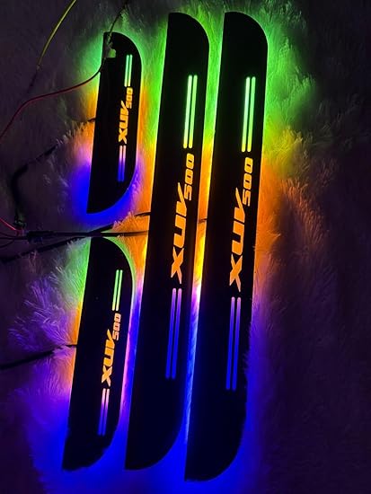 Car Door Sill Light Infrared Induction 7Colors 12Medols Welcome Lamp Car Pedal Light LED Strip Auto Ambient Lamp(XUV-500)