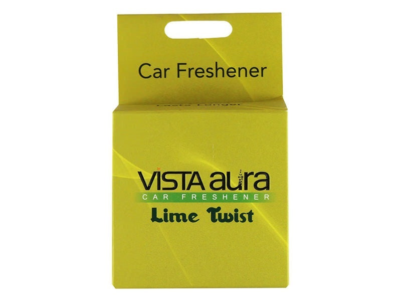 Vista AURA ORGANIC CAR FRESHENERS- LIME TWIST -40 gm