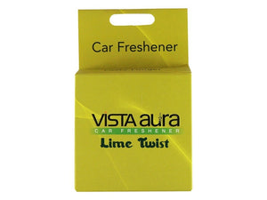 Vista AURA ORGANIC CAR FRESHENERS- LIME TWIST -40 gm