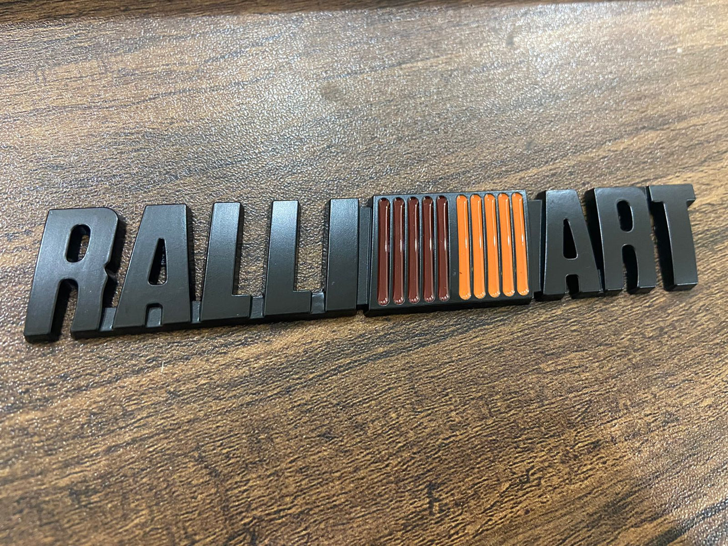 Metal 3D RALLIART Decal Car Bike Sticker, 12 x 2.2cm