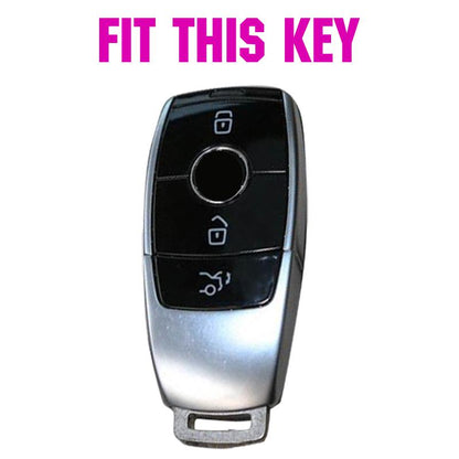 Car Key Silicone Cover Case Protector Compatible with Mercedes Benz W213 E200 E300 E400 E63