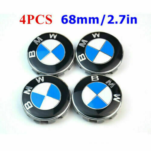 4pcs fits for BMW Emblem Logo Badge Hub Wheel Rim Center Cap 68mm 4pcs - with LED