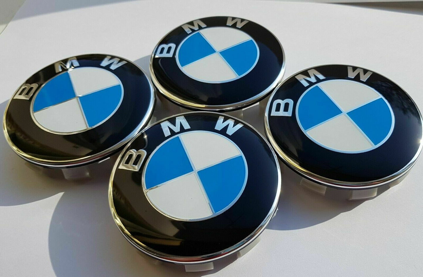 4pcs fits for BMW Emblem Logo Badge Hub Wheel Rim Center Cap 68mm 4pcs - with LED