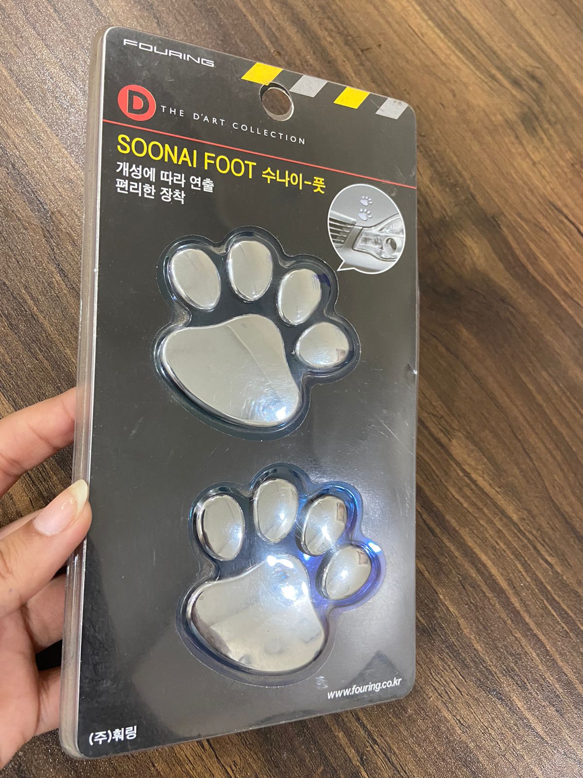 Soonai Foot Mark Car Sticker