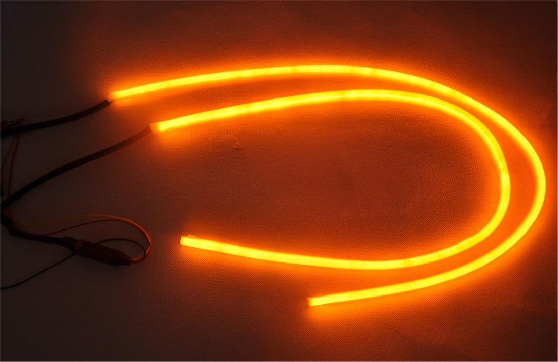 AES Led Flexible DRL Led Strip 60cm Running Light Universal Led Strip 60CM Sequential DRL 12V DC