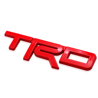 CarOxygen 3D Metal TRD Emblem Logo Badge Side Sticker/Sports Decorative Vehicle Sticker (Black)
