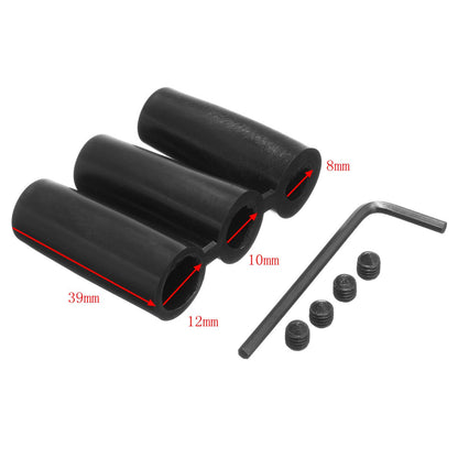 CarOxygen - Gear Shift Knob Red Universal Car Gear Knob Shifter PU 6 Speed with 3 Adapters Manual Shift Stick