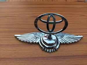 3D Laxury Chrome Metal Car Front Hood Ornament Car Bonnet Sticker Badge -Bonnet Emblem