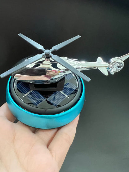 Solar Helicopter Car Dashboard Perfume â€“ Fragrance  Car Air Freshener