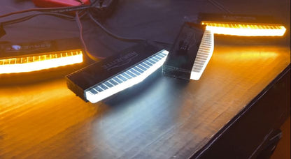 UFO Roof Marker Lights for Cars, Trucks, or SUV 4Ã—4 (3 Amber, 2 White)