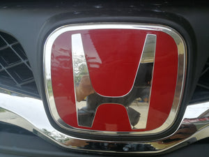 Genuine Honda 06-11 FD2 CIVIC TYPE R Front Red "H" Emblem 75700-SNW-003 -X9K21