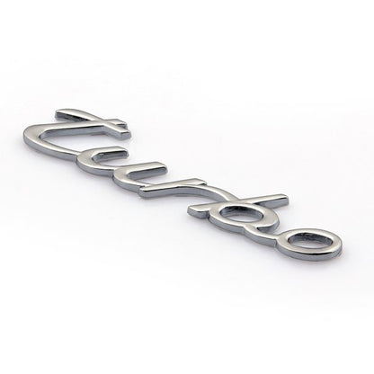 CarOxygen 3D Turbo Badge Emblem Sticker Decal for All Car SUV (13.5x2x0.5cm)