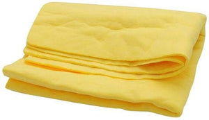 CarOxygen Synthetic Chamois Cloth Super Absorption Drying Towel for Cars for Dry & Wet Cleaning ( Yellow, 43 X 32 cm)