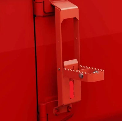 Door Hinge Step compatible For Suzuki Car (Set of 2, Red)