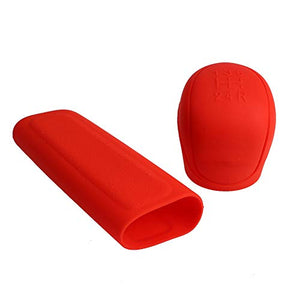 CarOxygen Silicone Gear Shift Knob Cover and Handbrake Cover  (5.5cm x 2.1", Red) -2Pcs Set