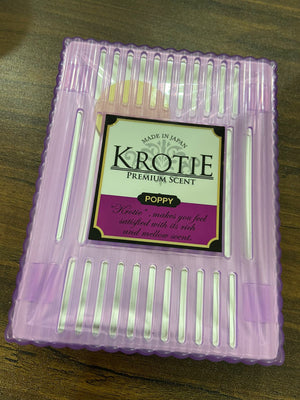 Krotie Premium Scent Poppy (Rich and Mellow Scent ) 200 g-Use in under seat -Made in Japan