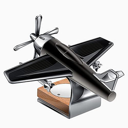 CarOxygen - Solar Car Perfume and Air Freshener Solar Plane with Fragrance for Car