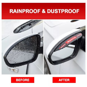 2Pcs/Set Car Rearview Mirror Rain Eyebrow Universal Rain shield Guard Sun Visor Shadow Protector（Sports）