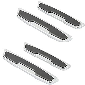 3R-2108 4Pcs/Set Anti-Collision Gum Car Door Bumper Paste Tape Anti-Scratch Protection Strip Multi-Functional(Grey)