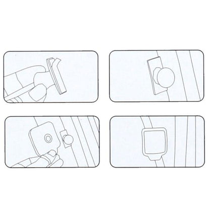 3R-2130 Car Truck Interior Adjustable Wide Angle Rear View Blind Spot Mirror, Size: 7*6.5*1cm