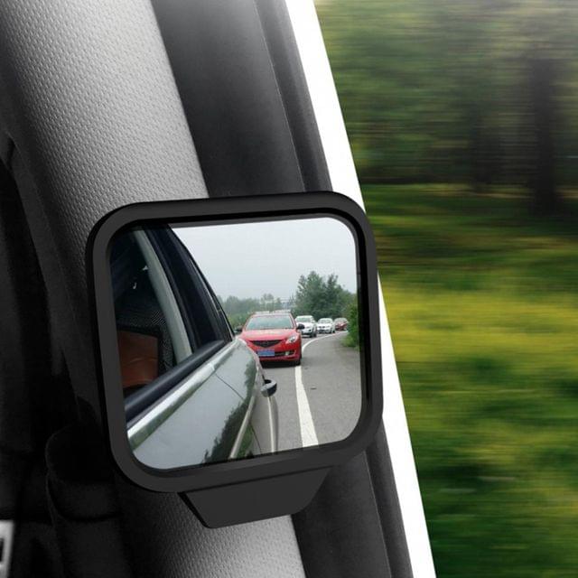 3R-2130 Car Truck Interior Adjustable Wide Angle Rear View Blind Spot Mirror, Size: 7*6.5*1cm