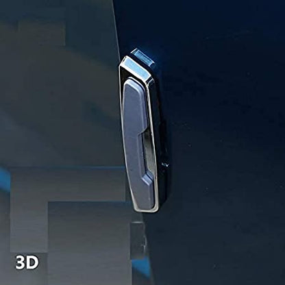 3R-2108 4Pcs/Set Anti-Collision Gum Car Door Bumper Paste Tape Anti-Scratch Protection Strip Multi-Functional(Grey)