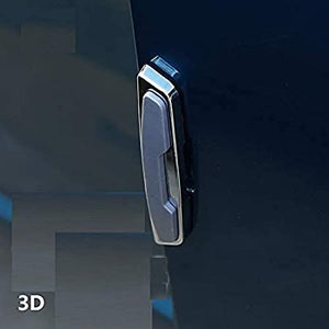 3R-2108 4Pcs/Set Anti-Collision Gum Car Door Bumper Paste Tape Anti-Scratch Protection Strip Multi-Functional(Grey)