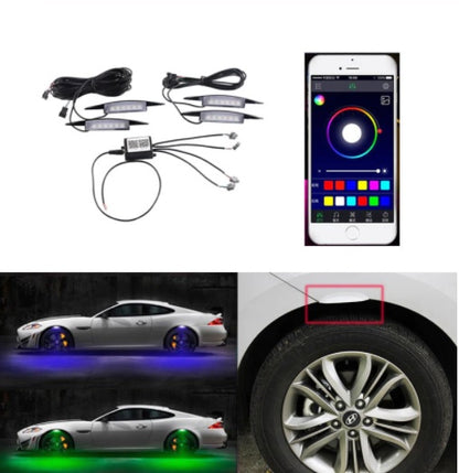 CarOxygen - Atmosphere Lamps LED Decoration Lights APP Control Car Wheel Eyebrow Lamp
