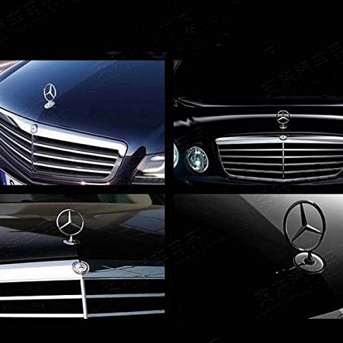 3D Laxury Chrome Metal Car Front Hood Ornament Car Bonnet Sticker Badge -Bonnet Emblem