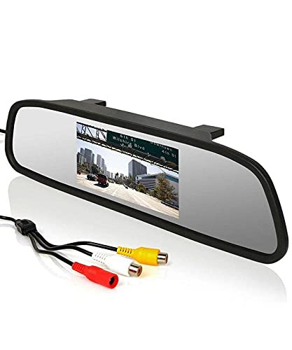 4.3" Digital TFT LCD Screen Rear View Mirror Monitor for Car Reverse (with Out Camera)