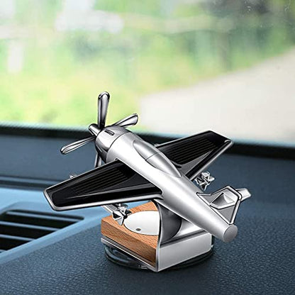 CarOxygen - Solar Car Perfume and Air Freshener Solar Plane with Fragrance for Car