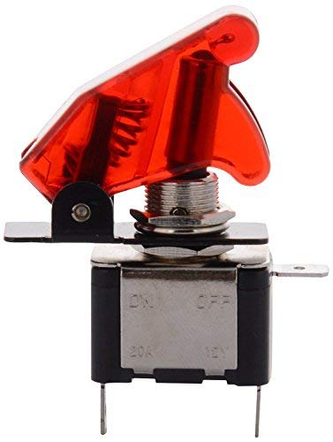 CarOxygen Toggle Switch with Aircraft Safety Cover for All Vehicles
