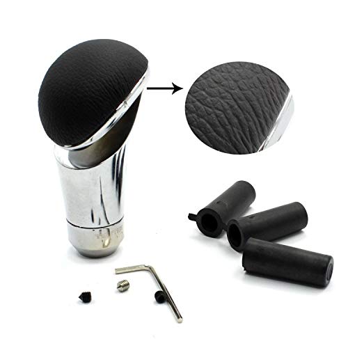 Car Gear Shift Knob Manual Automatic Transmission Aluminium Alloy Knobs Shifter Stick Leather Head for Maruti Suzuki A-Star