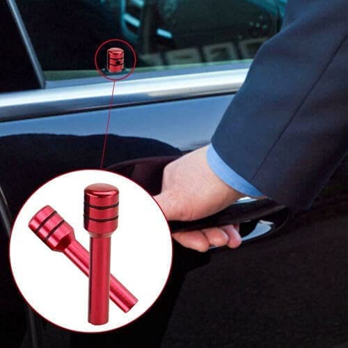 2PC Aluminum Interior Door Lock Knob Pull Pin Universal for Car SUV Van Truck